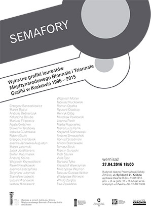 Semaphores. Selected graphics of laureates of the International Print Biennial and Triennial in Krakow 1966–2015