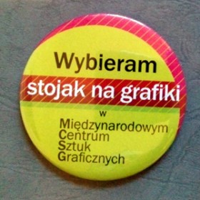 Magnet "Wybieram stojak" / I choose a stand for graphics